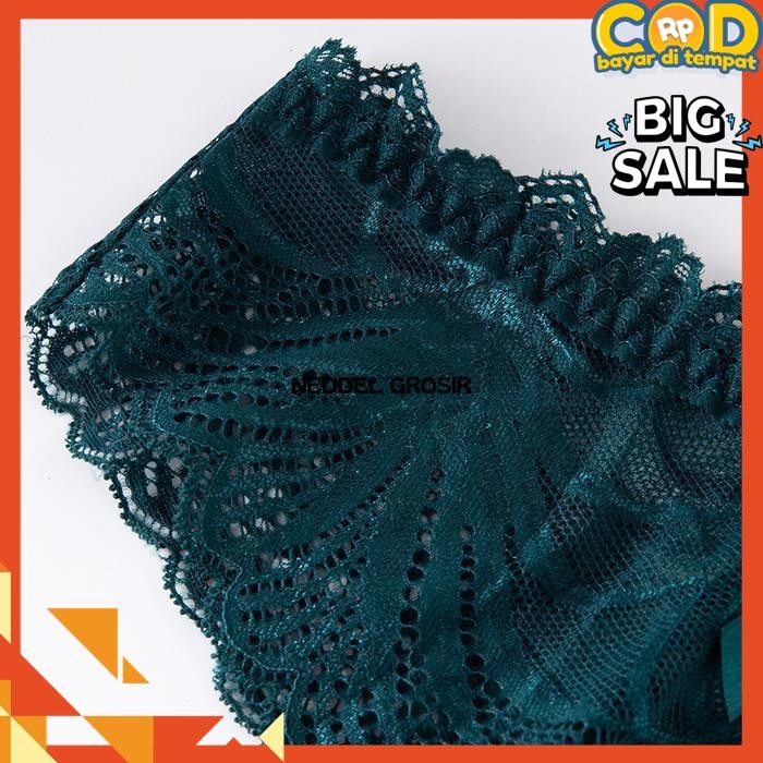 CELANA DALAM WANITA RENDA TRANSPARAN G STRING   THONG  BY NEDDEL GROSIR