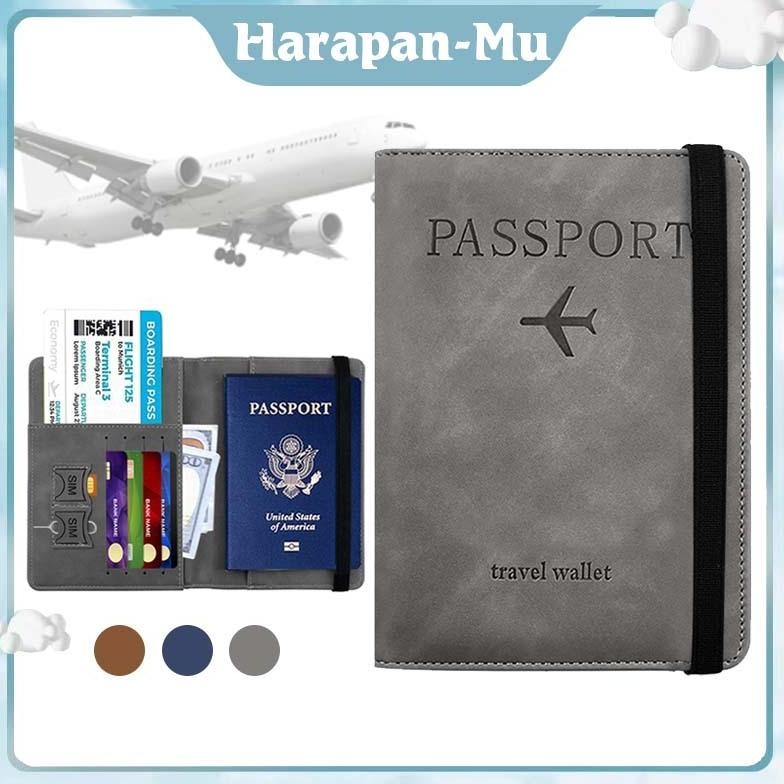 UGNDA Dompet Paspor Waterproof / Tas Paspor Pesawat / Tas Paspor Perjalanan Portabel Dengan Rfid