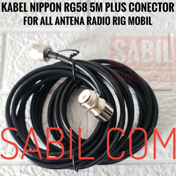 Promo KABEL ANTENNA RADIO RIG MOBIL RG58 KABEL NIPPON RG58 RIG MOBIL MURAH COD
