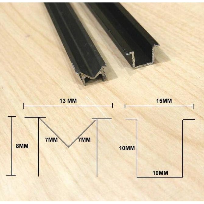 Rel U dan M Pintu Lemari Geser / sliding