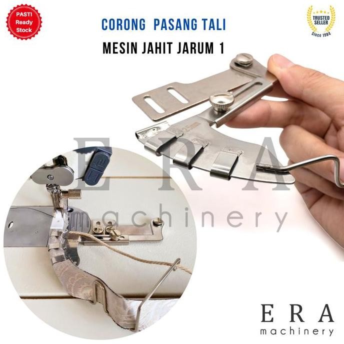 Corong Pasang Tali mesin jahit jarum 1 industri Folder Piping welting Single Needle 22 24 25 26 28 3