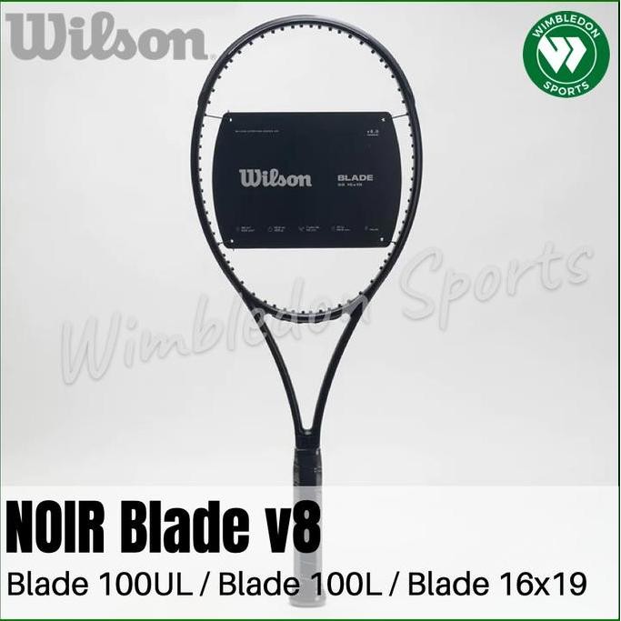 Raket Wilson Noir Blade 98 v8 / Raket Wilson Blade Noir 100L 100UL v8