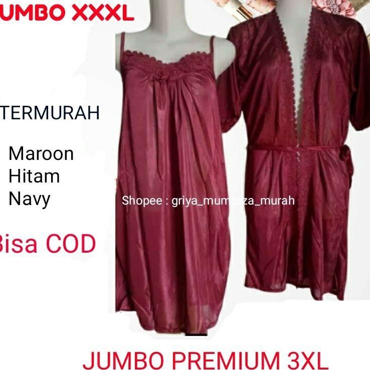 KODE N29Q Baju Tidur Kimono JUMBO XXXL  Kimono Jumbo  Kimono Big Size  Baju Dinas Malam  Kimono Jumb