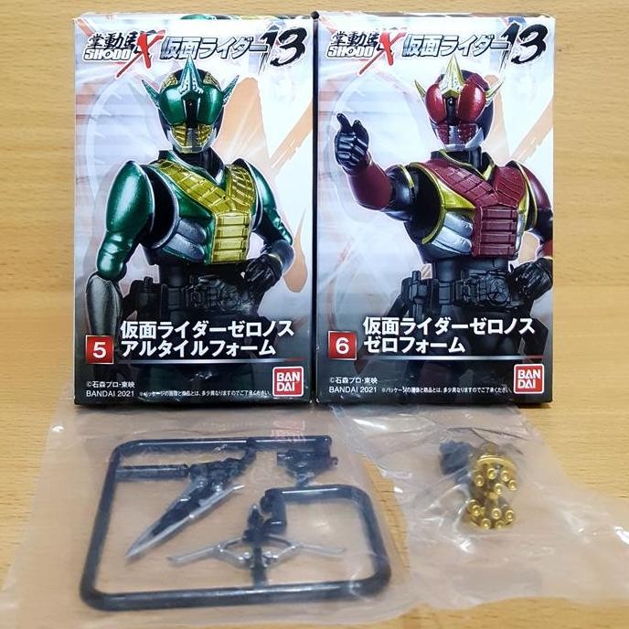 SHODO-X Kamen Rider 13 [DEN-O 2/SET] Zeronos Altair & Zero + Weapon BEST QUALITY