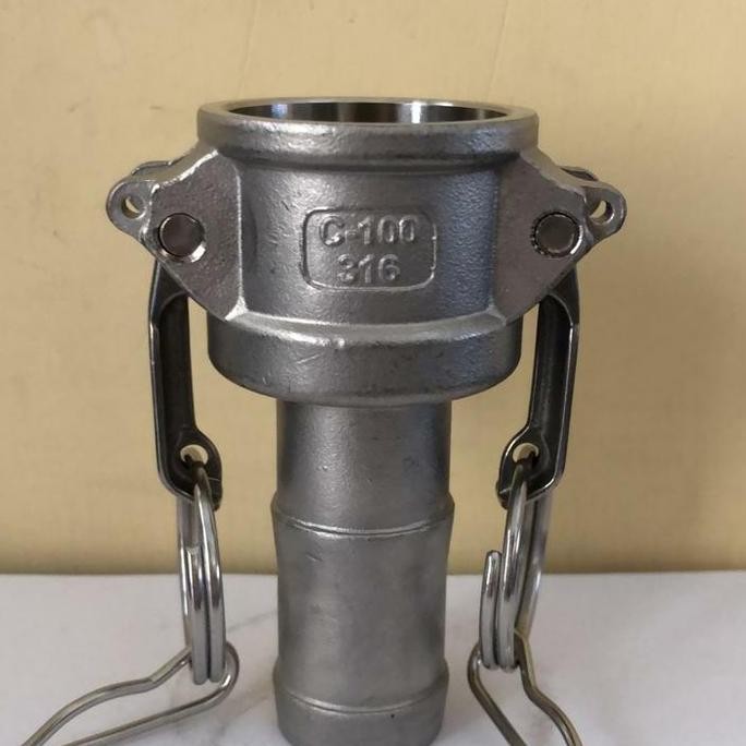NEW camlock coupling stainless ss316 1" C (100 C)