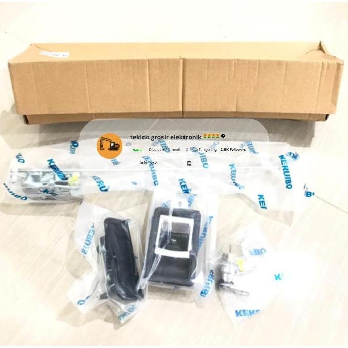 DB65 >> KUNCI PINTU KABIN SK200-8 SK210-8 DOOR LOCK ASSY KOBELCO SK200-8