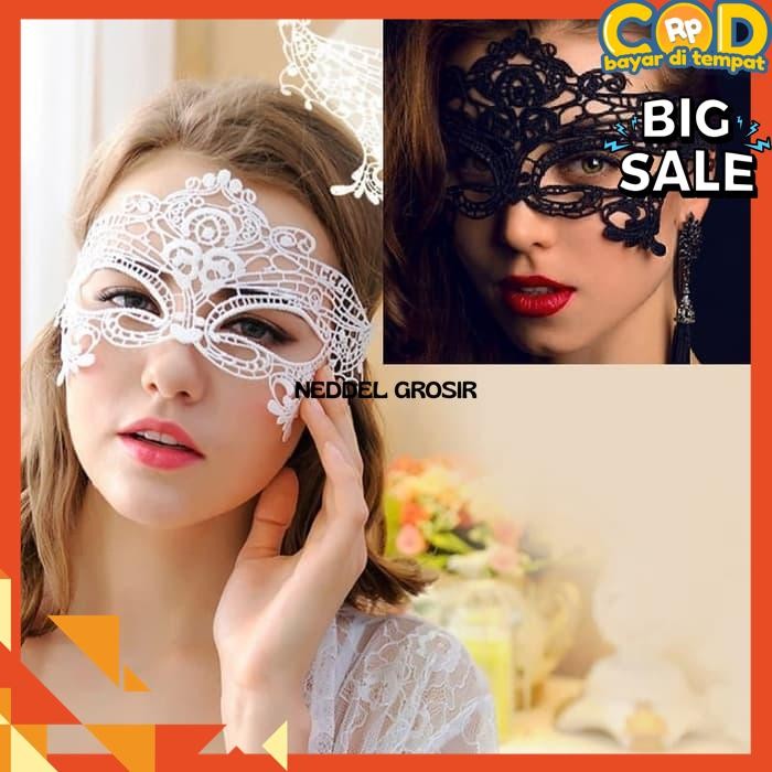 MASKER MATA  TRANSPARAN LINGERIE BABYDOLL TEDDIES M01 BY NEDDEL GROSIR