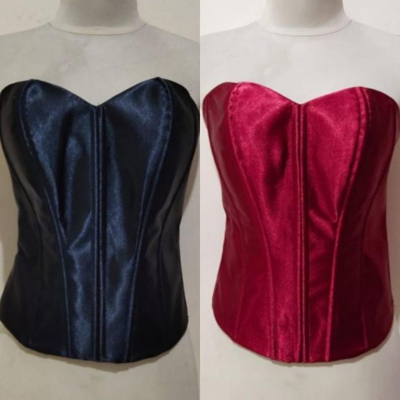 Bustier satin pengantin//daleman pengantin//kamisol satin jumbo