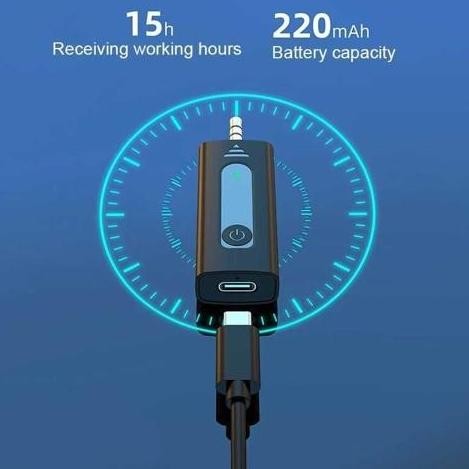 DF361>> 2,4G Wireless Microphone Lavalier Clip On Mic