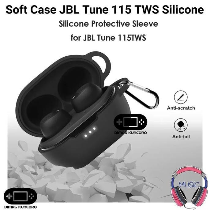 DS16 >> Soft Case JBL Tune 115 TWS silicone silikon 115tws cover protector