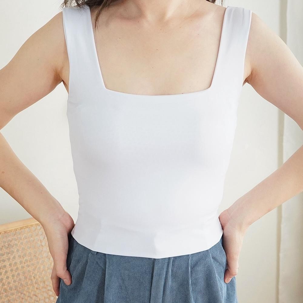 Terbaik Tanktop Square Tank Top Square Tanktop Baju Atasan Wanita Crop Top 003 