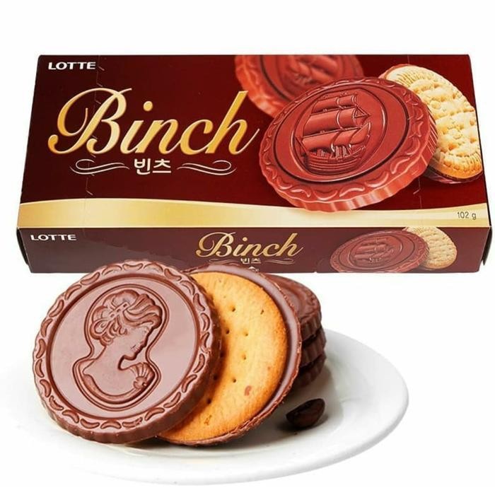 LOTTE BINCH BISKUIT COKLAT KOREA/LOTTE BISKUIT