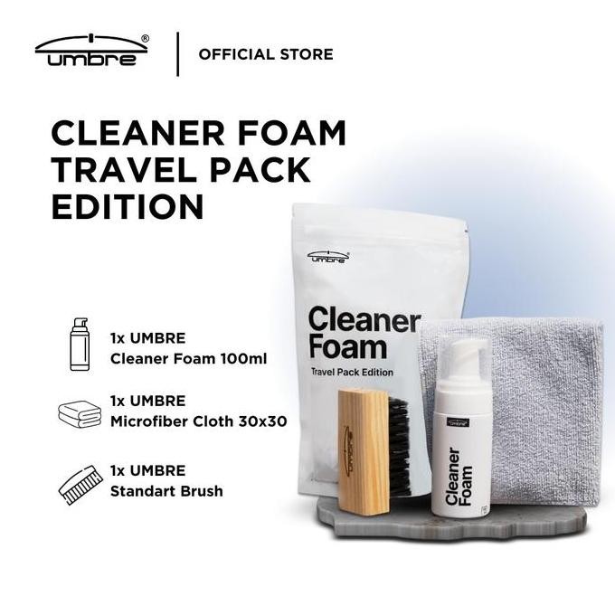 Umbre Cleaner Foam -  Cleaner Travel Pack (Ctp) - Cairan Sabun Busa Pembersih Sepatu Shoe
