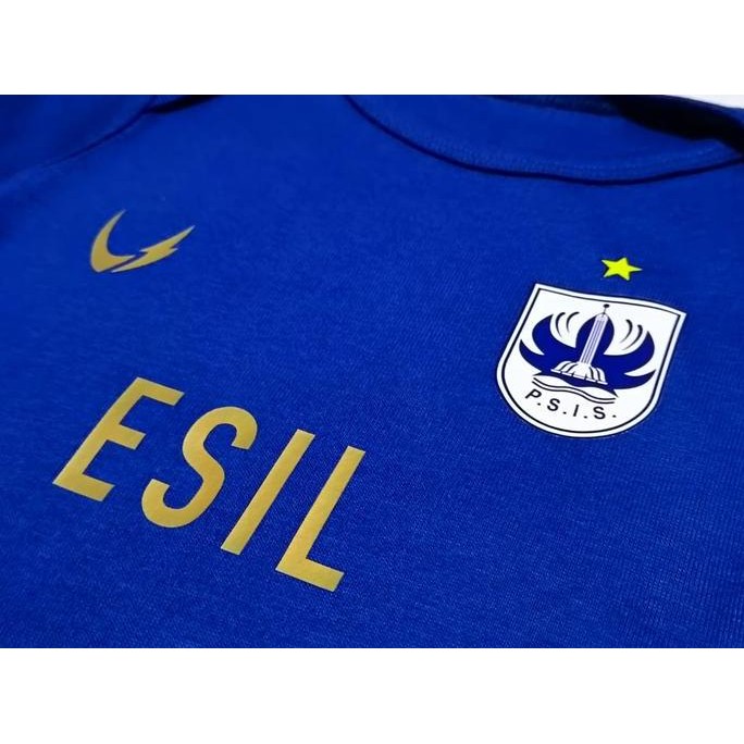 DE123 >> Baju Bola Bayi PSIS Semarang GRATIS CUSTOM NAMA Pakaian Anak Jumper Baby Jersey Klub Sepakb
