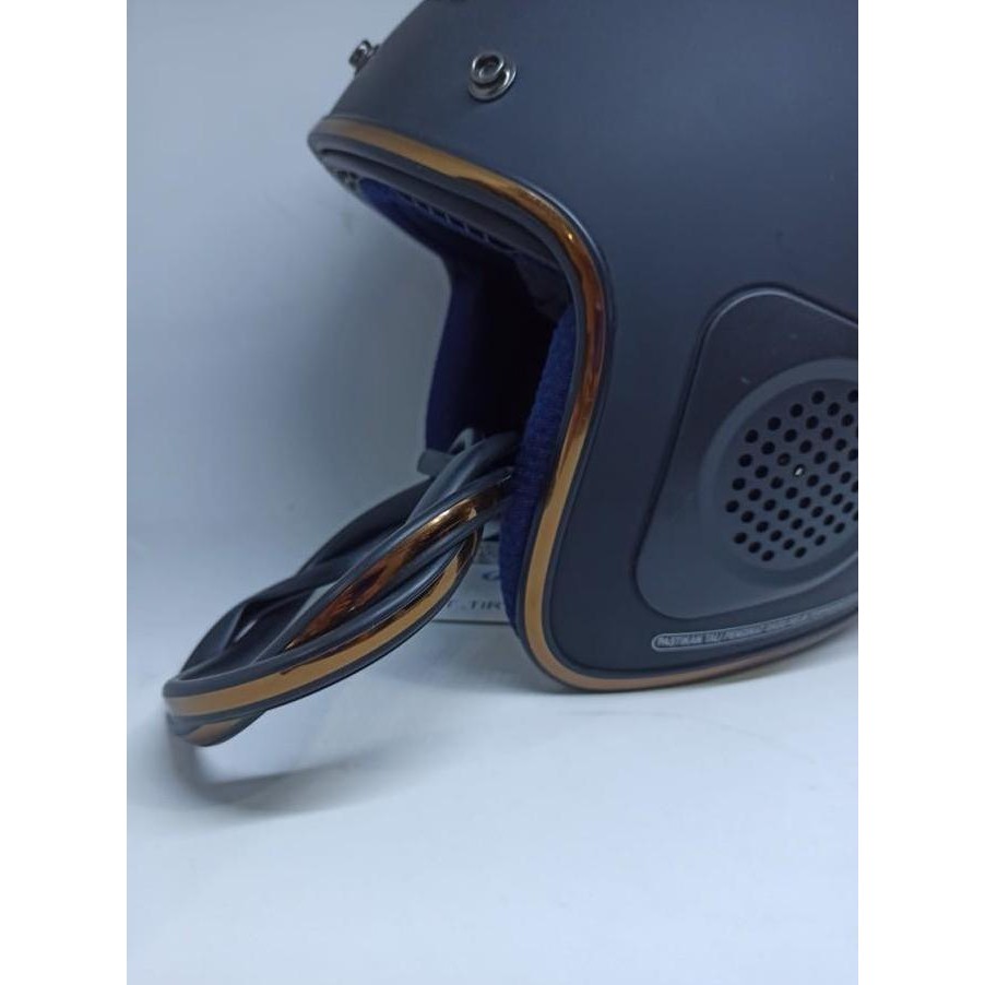 List Karet Helm Silver/Gold