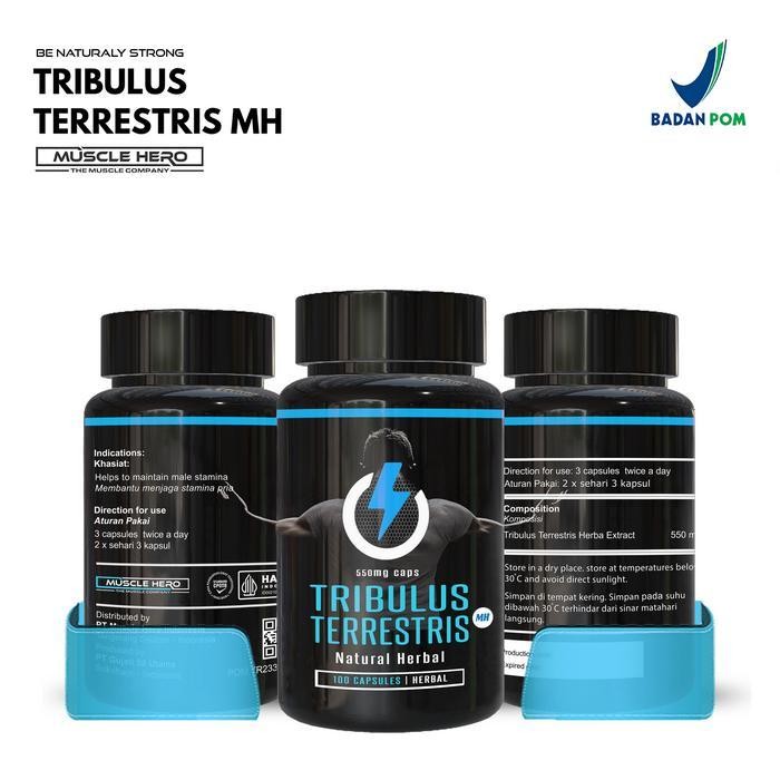 TRIBULUS TERRESTRIS MH - Muscle Hero Original BPOM Testosterone Booster