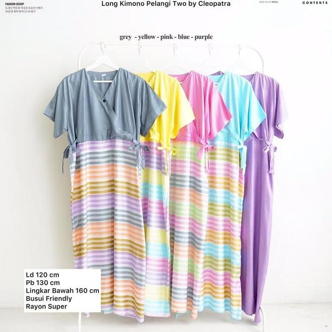 Daster Bu Tejo Tedjo Kekinian Kimono Tebal Halus Dress Hamil Homewear