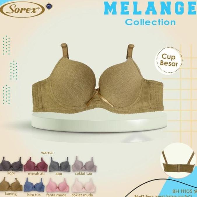 Sorex Bra Busa Tipis Ada Kawat 11105 Melange Collection