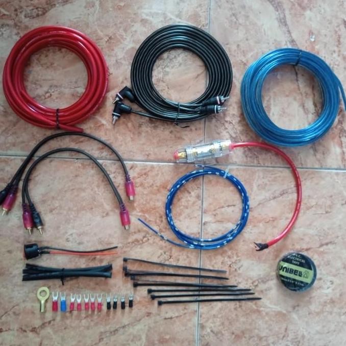 Paket Lengkap Kabel Audio Mobil Full set / Instalasi Sound