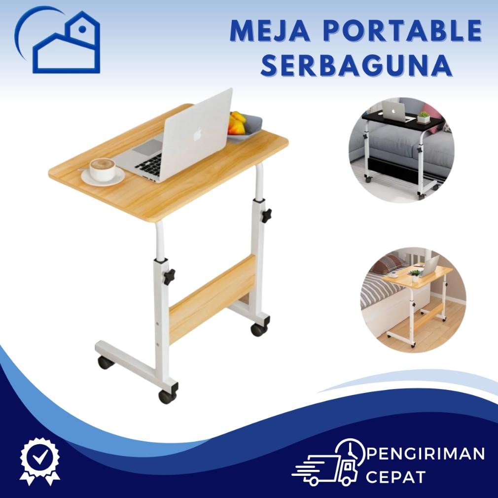 Meja Portable Laptop Meja Serbaguna Meja Laptop Adjustable Portable Kerja Belajar Multifungsi