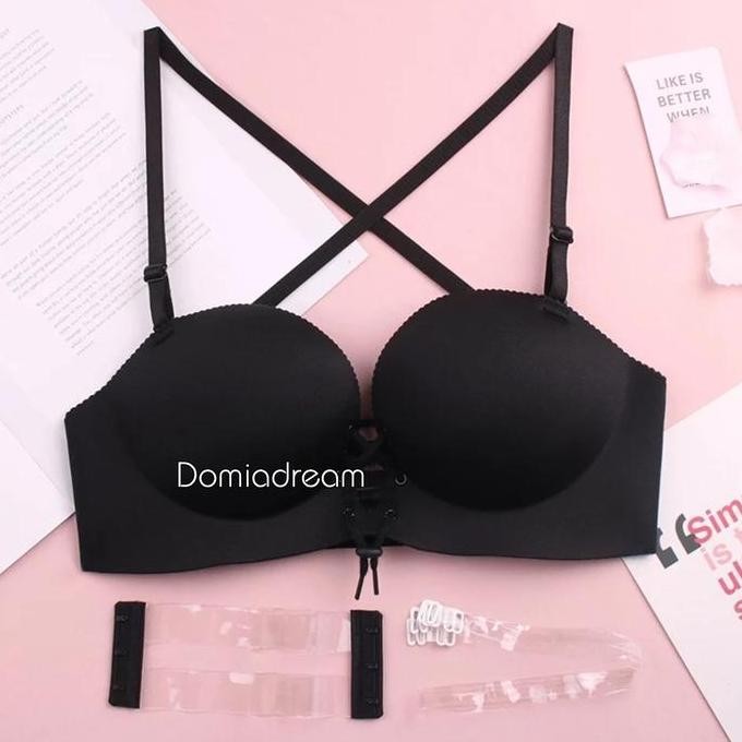 Bra Seamless Ada Kawat Bra Busa Tebal Pushup Tali Depan