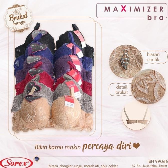 Bra Busa Tebal Kawat Brukat Sorex