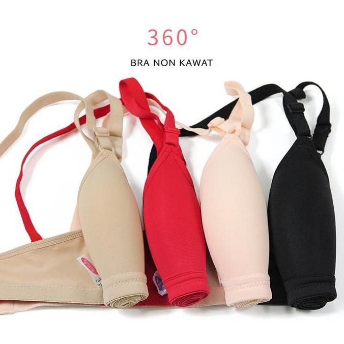 Scalen Bra 2826 Lycra Import Bra Tanpa Kawat Cup C
