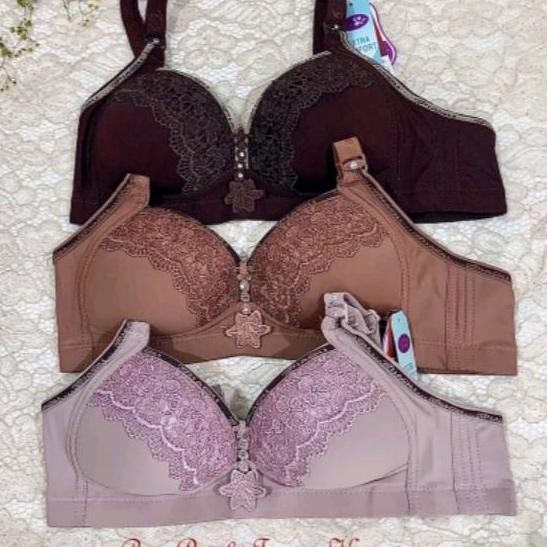 Bh Wanita Import Sexy Piaoli Pl 1008,Bh Tampa Kawat Kancing 3 Cup C