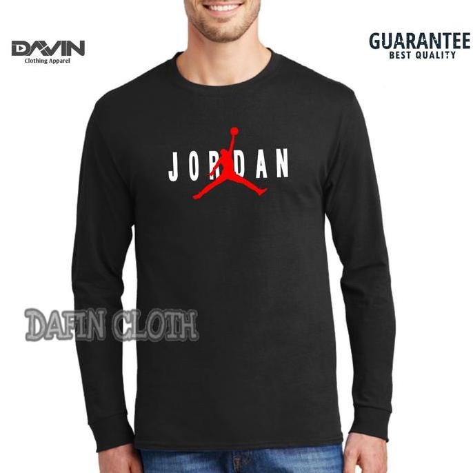 DY16 >> Kaos Pria Baju Tshirt Lengan Panjang Jordan Basket