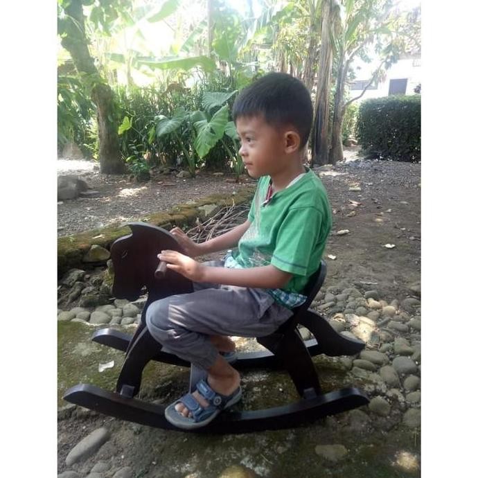 Kuda Kudaan Kayu anak laki dan perempuan awet (Ready)