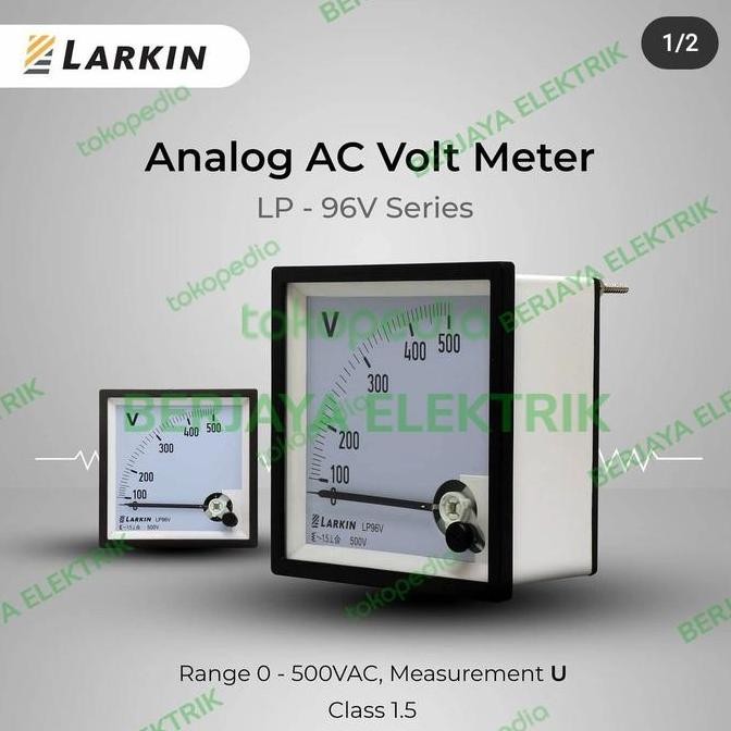 Larkin Analog Volt Meter 500V LP-96V