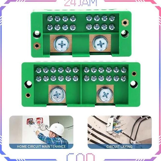 Terminal Junction Box 2 In 8/12 Out Box Kabel Listrik Terminal Box Terminal Panel Listrik