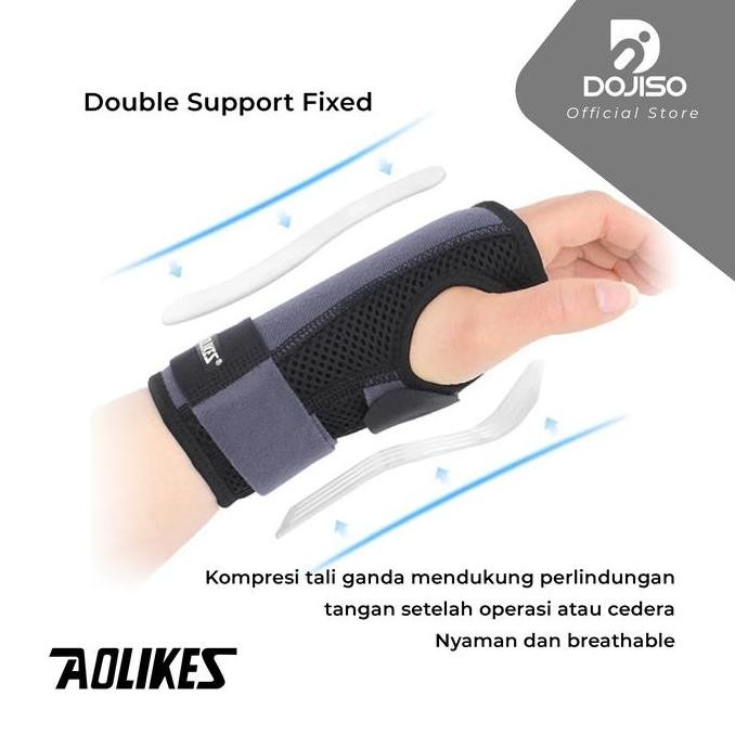 Wrist Brace AOLIKES Splint Pelindung Pergelangan Tangan Carpal Tunnel