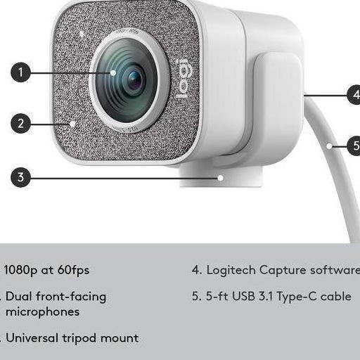 Logitech Streamcam Fhd Webcam 1080P 60Fps Pesaing Brio