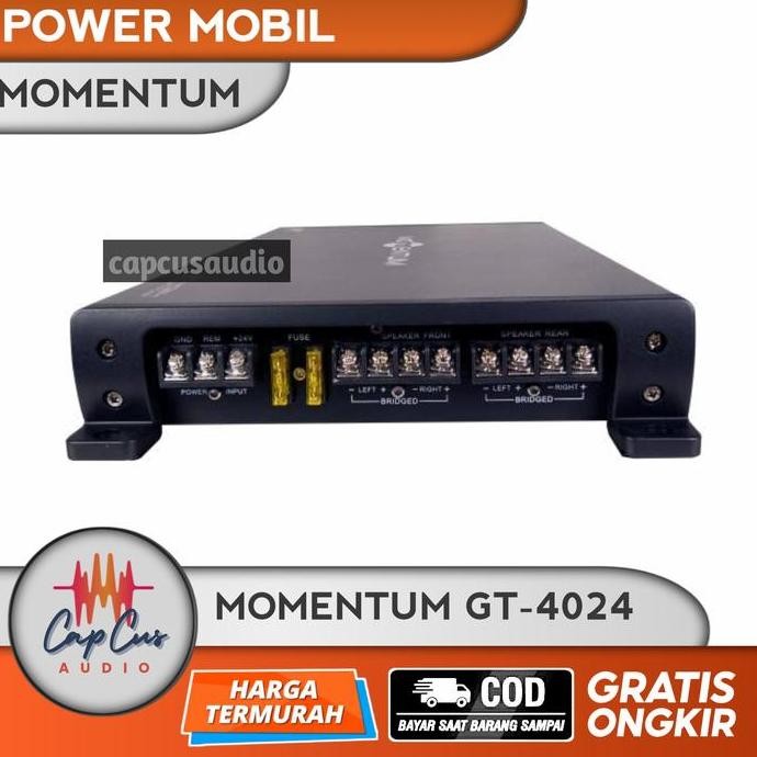 Power Momentum 4 Channel Gt-4024 Power Momentum Amplifier 24 Volt