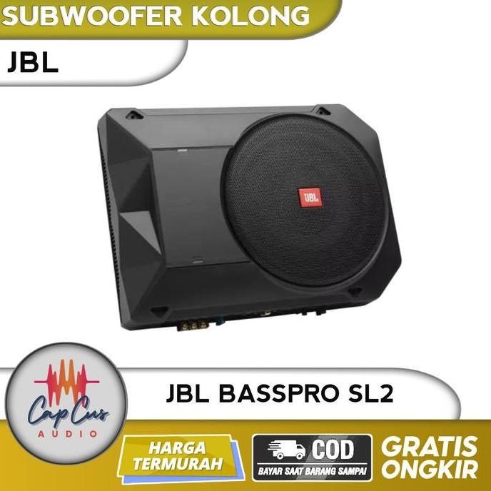 Promo JBL Subwoofer Kolong Aktif BassPro SL2 8 Inch 125W RMS 20A Garansi 1 Tahun COD Gratis Ongkir C