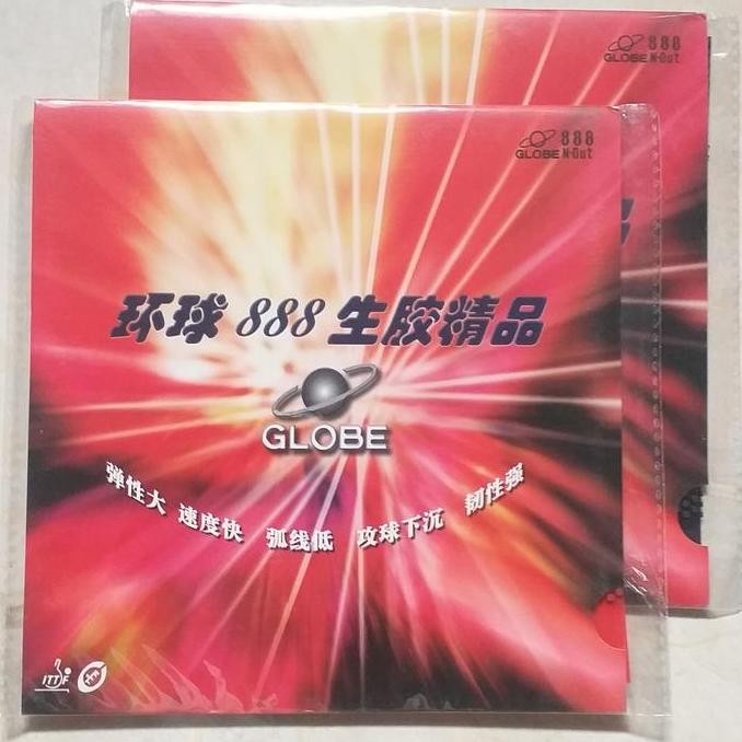 BEBAS ONGKIR - Karet pingpong bintik GLOBE 888 OX-Bintik Medium