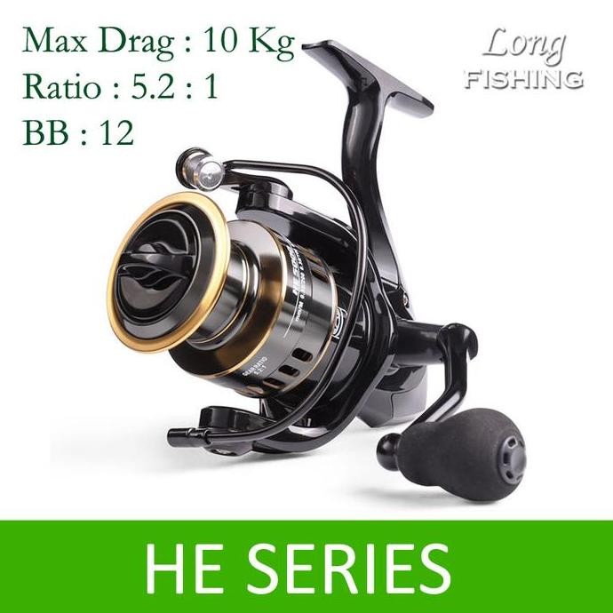 Reel Pancing Metal Max Drag 10Kg HE1000 - 7000