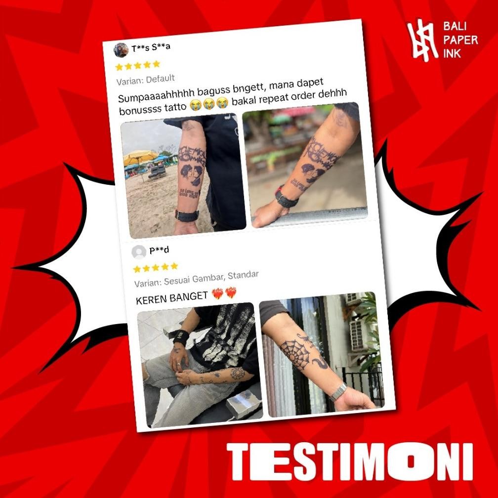 Cod Bali Paper Ink Pma021 Maori Armband Fruit Ink Tatto Temporary Premium Tato Temporer Wd-54