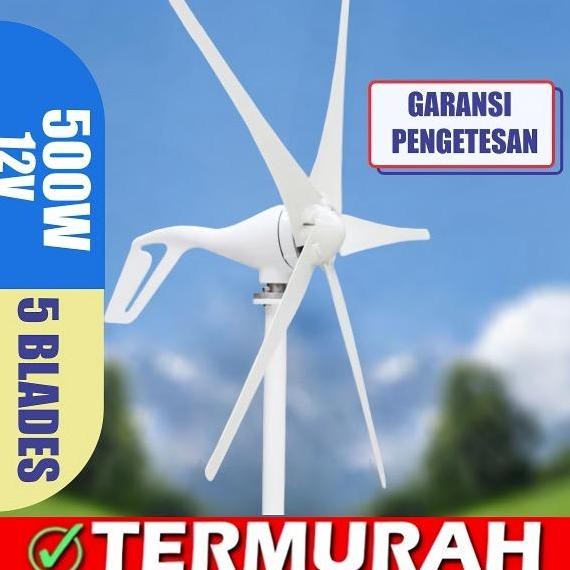 Turbin Angin / Wind Turbine 500W + Controller / Wind Turbine /