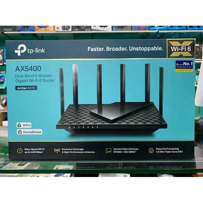 Tp-link Archer AX73 AX5400 Wifi 6 Wireless Router Tplink AX 73 AX 5400