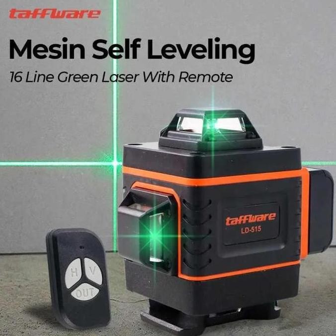 TERMURAH - Laser Level 16 Line 4D LD-515 Mesin Self Leveling Hilda Laser 4D 16 Line with Remote LD-5
