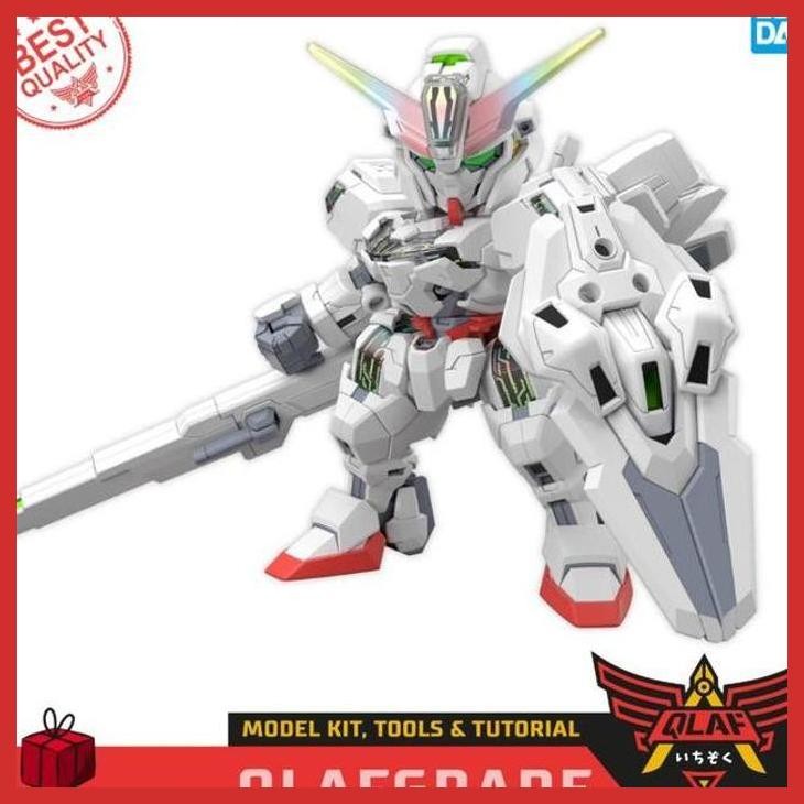 (GUNDAM) SD GUNDAM CALIBARN - SD GUNDAM CROSS SILHOUETTE BANDAI MODEL KIT PACKING AMAN