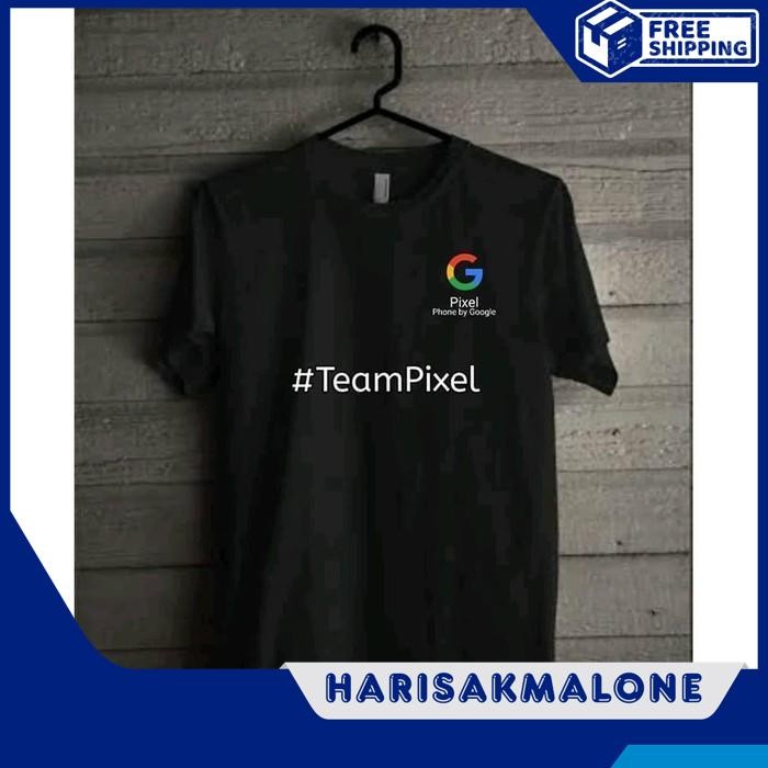 BERKUALITAS TINGGI KAOS TSHIRT BAJU OBRAL MURAH COMBED 30 DISTRO TEAM PIXEL PHONE BY GOOGLE POLOS CU