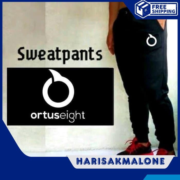 BERKUALITAS CELANA PANJANG JOGER JOGGER PANTS TRAINING SWEATPANTS DISTRO ORTUSEIGHT ORTUS EIGHT VOLI