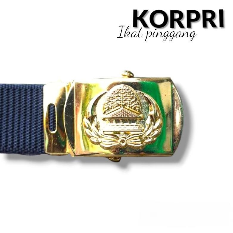 Terjangkau - Gesper Korpri ASN PNS Pria Wanita Kuningan Asli .,