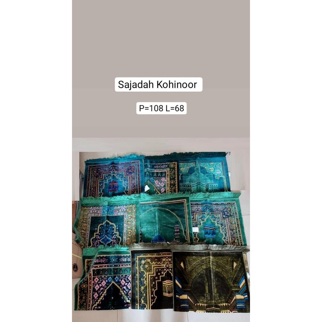BEST SELLER SAJADAH KOHINOOR 