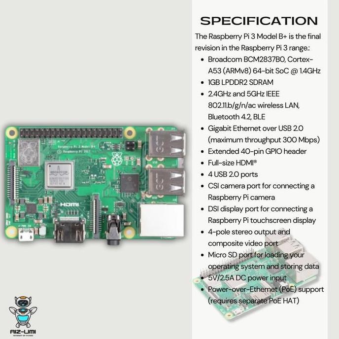 Raspberry pi 3 model b+