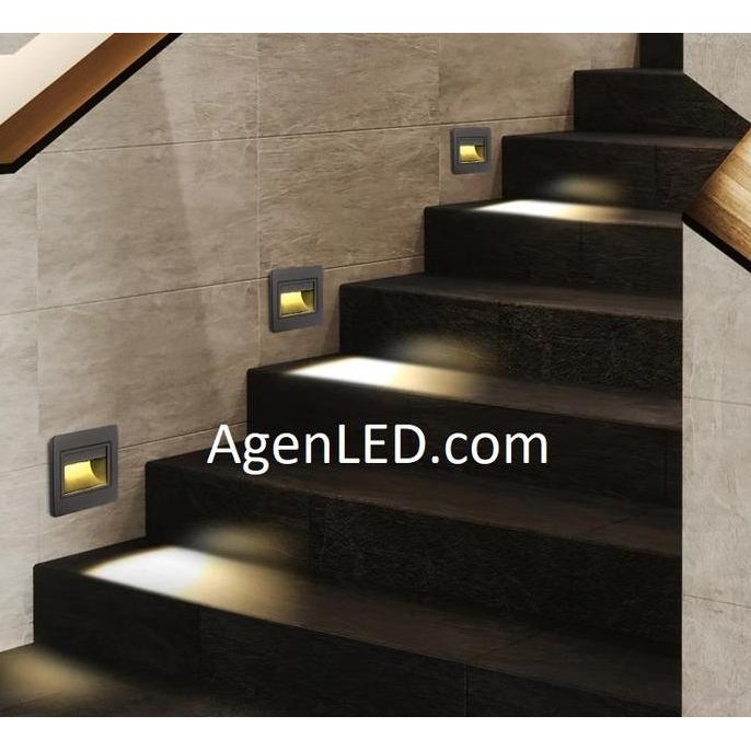 Lampu LED Tembok Anak Tangga Dinding Step Light inbow tanam Wall Lamp