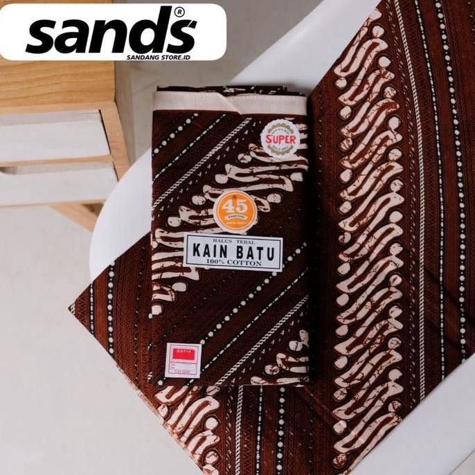 Kain Batik Modern - Kain Batik Panjang Putih- Jarik Jawa Asli Putih- Samping Panjang Tebal Lembut Hi